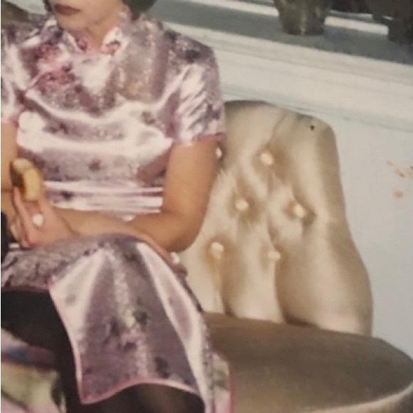 Vintage Cheongsam 90’s  Silk Dress - Picture 7 of 7